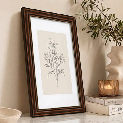 [Nussbaum mit Goldkante] H017 – mood-shelf