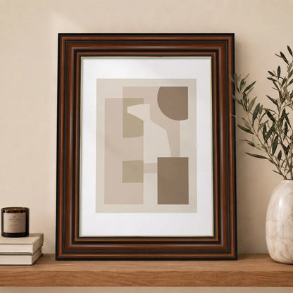 [Nussbaum mit Goldkante] H017 – mood-wall